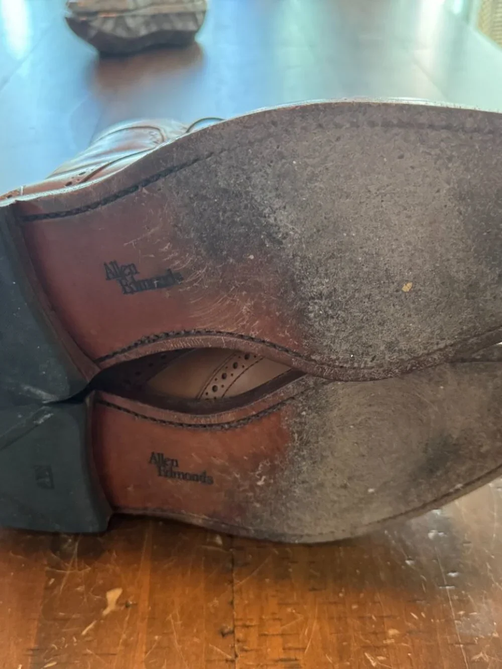 Allen Edmonds Dalton Wingtip Boots Size 10 D